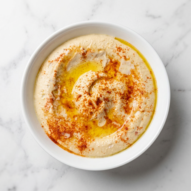 Tub of Hummus or Tzatziki.